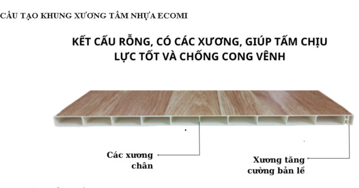 tấm nhựa ecomi 
