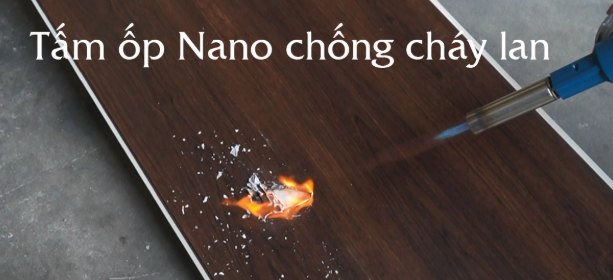 ốp nano chống cháy