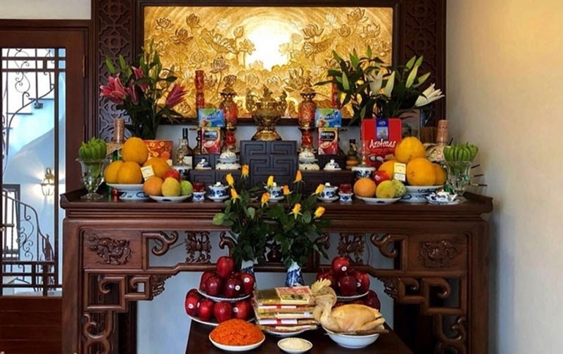bàn trí bàn thờ 