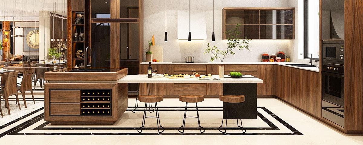 đảo bếp bếp nhựa nội thất bếp