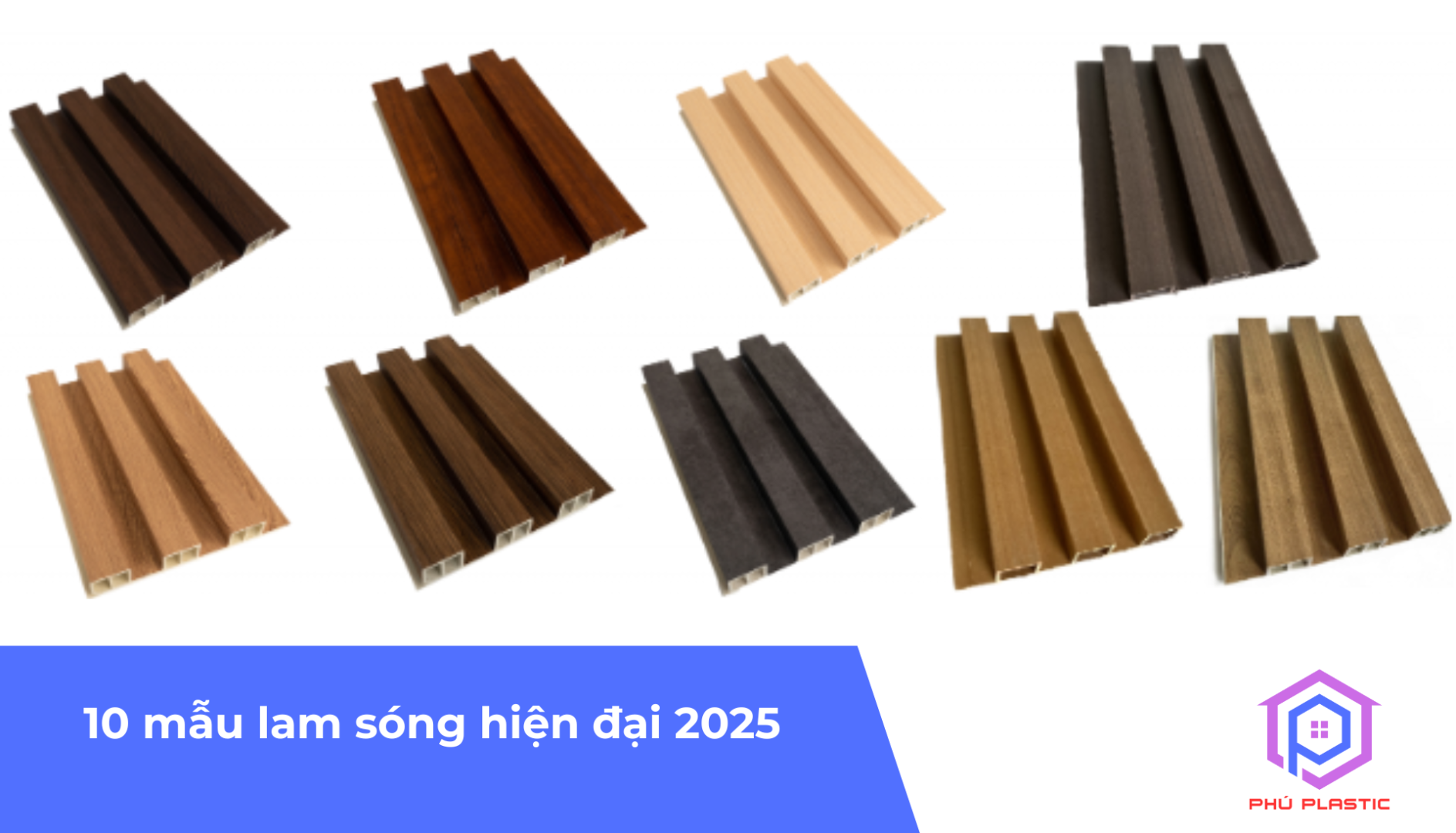 10 MẪU NHỰA LAM GIẢ GỖ TRANG TRÍ PHÒNG KHÁCH ĐẸP NHẤT 2025