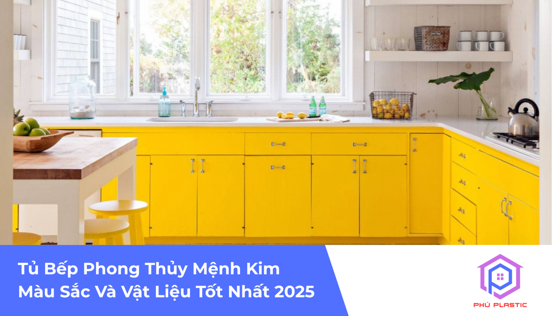Tủ Bếp Phong Thủy Mệnh Kim – Màu Sắc Và Vật Liệu Tốt Nhất 2025