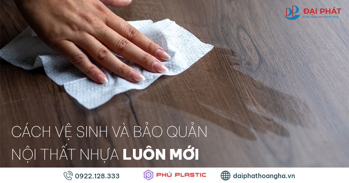 Cách Vệ Sinh Và Bảo Quản Đồ Nội Thất Nhựa Bền Đẹp 2025