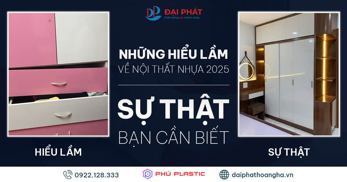NỘI THẤT NHỰA 2025 – XU HƯỚNG TẤT YẾU CỦA THỊ TRƯỜNG NỘI THẤT HIỆN ĐẠI
