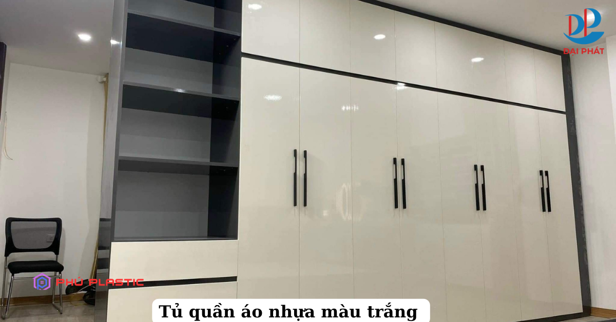 Top 7 Mẫu Tủ Quần Áo Nhựa Màu Trắng Tối Giản – Xu Hướng Nội Thất 2025