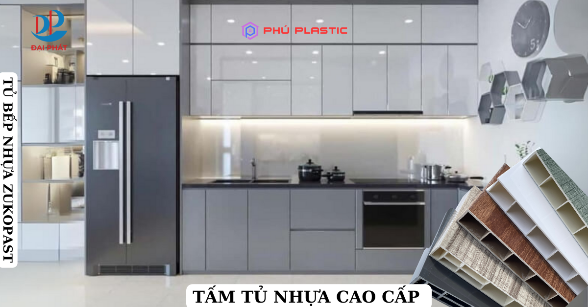 MẪU TỦ BẾP NHỰA HIỆN ĐẠI DÀNH CHO CĂN HỘ – CHUNG CƯ MINI 2025
