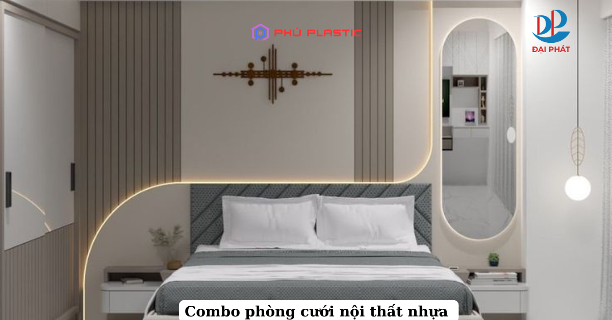THIẾT KẾ NỘI THẤT PHÒNG NGỦ CHO VỢ CHỒNG MỚI CƯỚI 2025
