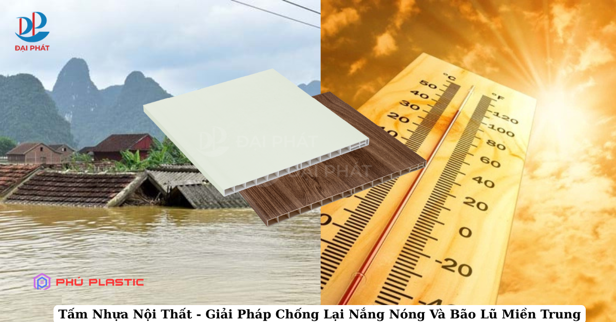 TẤM NHỰA NỘI THẤT – BÍ QUYẾT VƯỢT QUA NẮNG NÓNG VÀ BÃO LŨ MIỀN TRUNG 2025