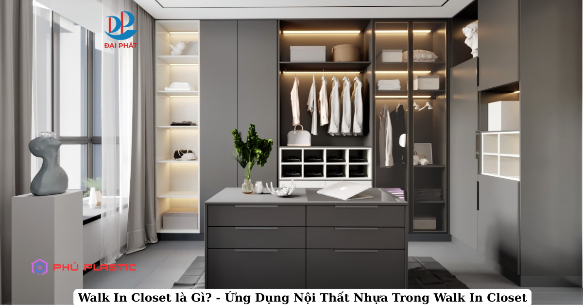 Walk In Closet Là Gì? – Ứng Dụng Nội Thất Nhựa Trong Walk In Closet 2025