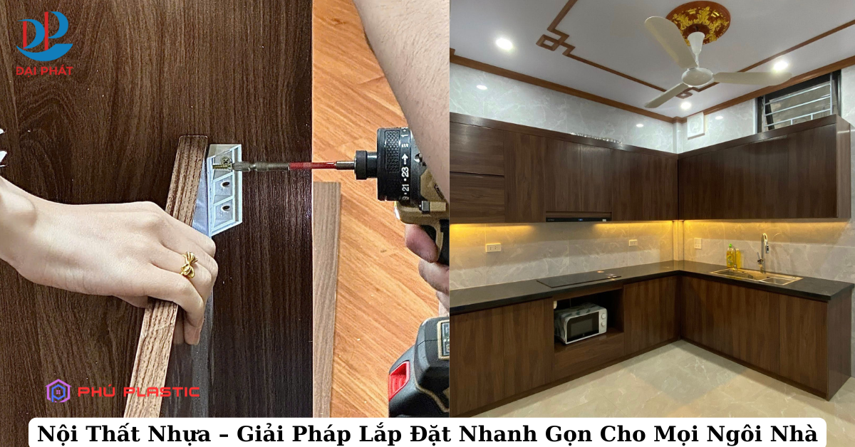 NỘI THẤT NHỰA 2025 – LỰA CHỌN THI CÔNG NHANH, TIẾT KIỆM CHO NGÔI NHÀ HIỆN ĐẠI
