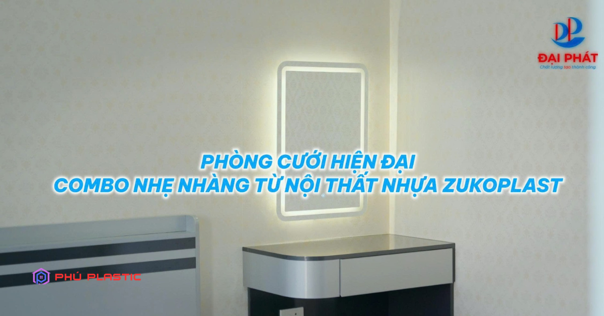 Phòng Cưới Hiện Đại 2025 – Thanh Lịch Và Cảm Xúc Cùng Combo Nội Thất Nhựa Zukoplast