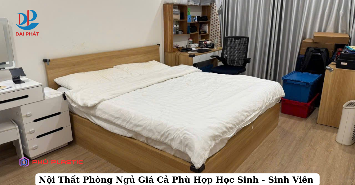 Thiết Kế Nội Thất Phòng Ngủ Giá Cả Hợp Lý Cho Học Sinh – Sinh Viên 2025