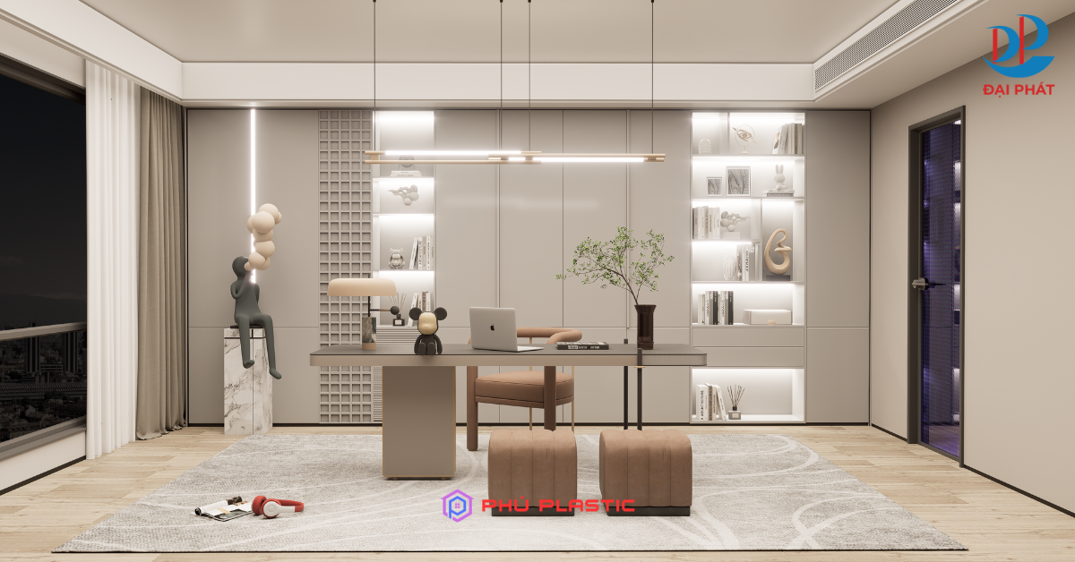 NỘI THẤT NHỰA PHÒNG LÀM VIỆC CAO CẤP – KHÔNG GIAN CHUYÊN NGHIỆP CHO THỜI ĐẠI 4.0