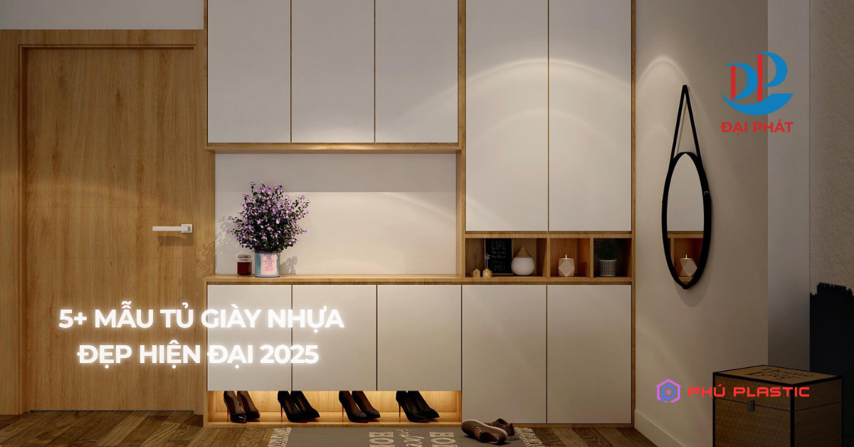 5+ MẪU TỦ GIÀY NHỰA ĐẸP – HIỆN ĐẠI & TIỆN NGHI NHẤT 2025