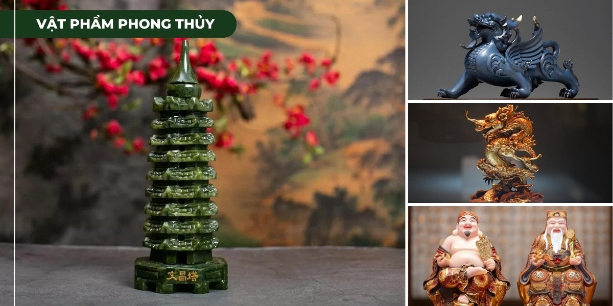 VẬT PHẨM PHONG THỦY TRONG NHÀ – CHIÊU TÀI, TỤ LỘC, HÓA GIẢI XUI RỦI 2025