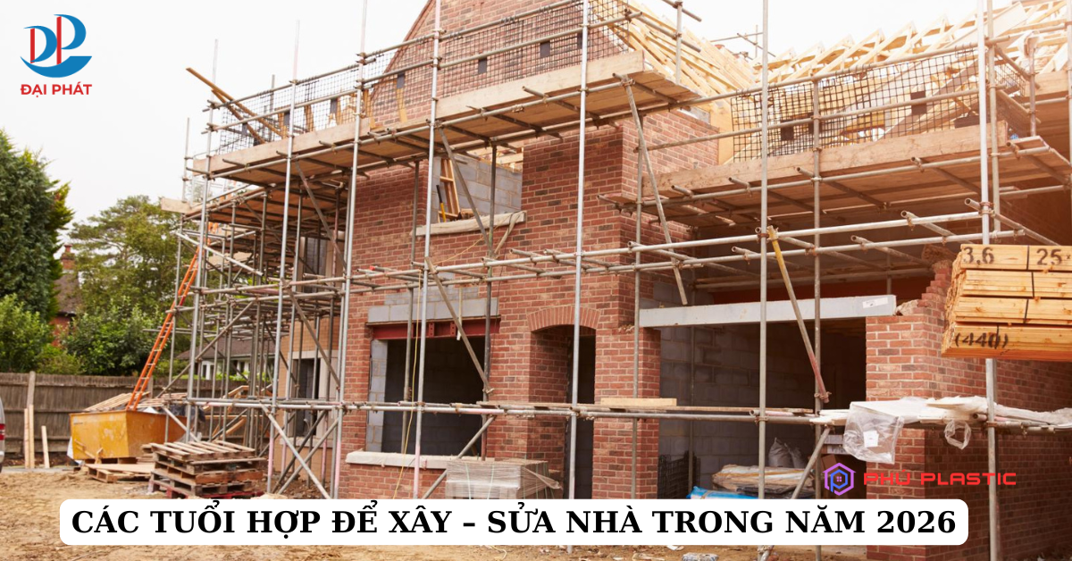 CÁC TUỔI HỢP ĐỂ XÂY – SỬA NHÀ NĂM 2026 | CHỌN TUỔI ĐẸP ĐỂ ĐÓN VẬN KHÍ AN LÀNH