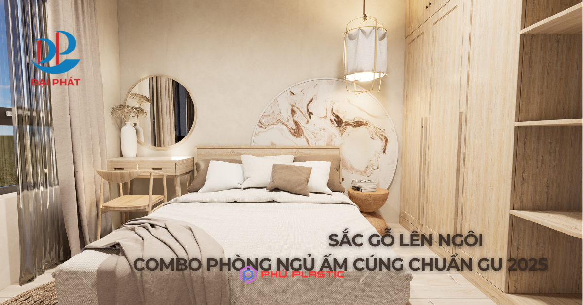 CHẠM VÀO SẮC GỖ – COMBO PHÒNG NGỦ ẤM CÚNG ZUKOPLAST CHUẨN XU HƯỚNG 2025