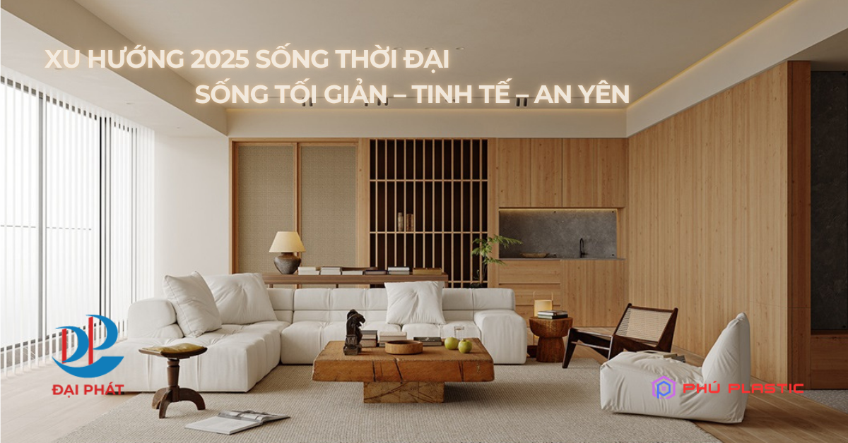 XU HƯỚNG SỐNG 2025: TỐI GIẢN – TINH TẾ – HƯỚNG VỀ AN YÊN