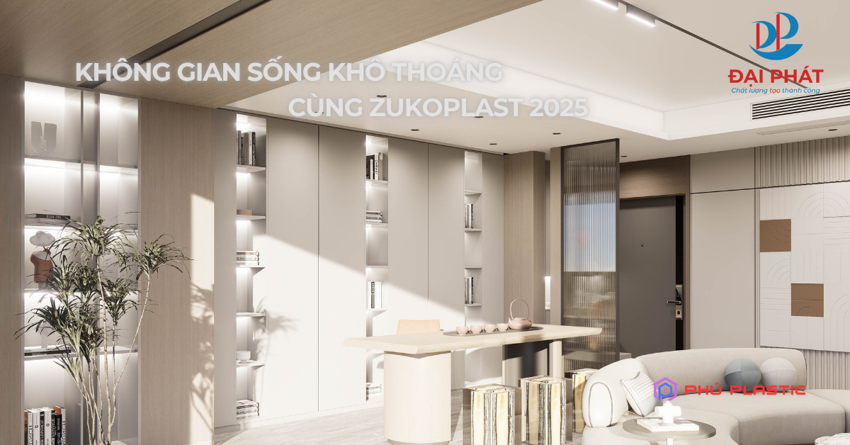 TẠM BIỆT ẨM MỐC – CHÀO ĐÓN KHÔNG GIAN KHÔ THOÁNG CÙNG NỘI THẤT NHỰA ZUKOPLAST 2025